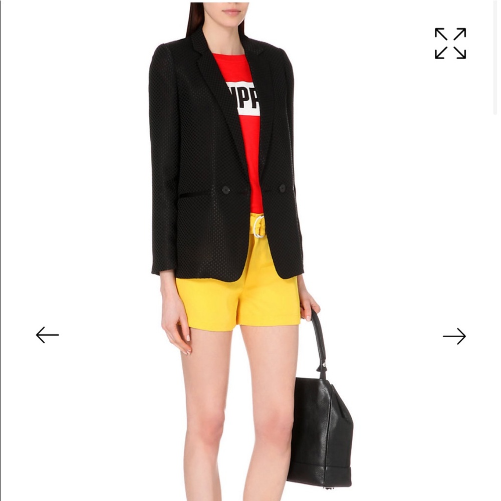SANDRO paris  $590 black Verica textured blazer size 36 small - Picture 11 of 13